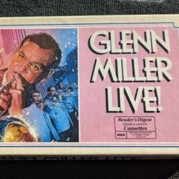 REDUCED MINT Vintage 3-Cassette Tape Boxed Set–Glenn Miller Live ! Released 1986 - Picture 1 of 12